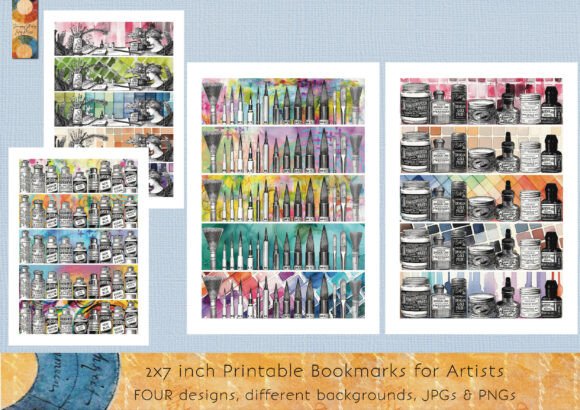 Download Printable Bookmarks for Artists - Printable Collection